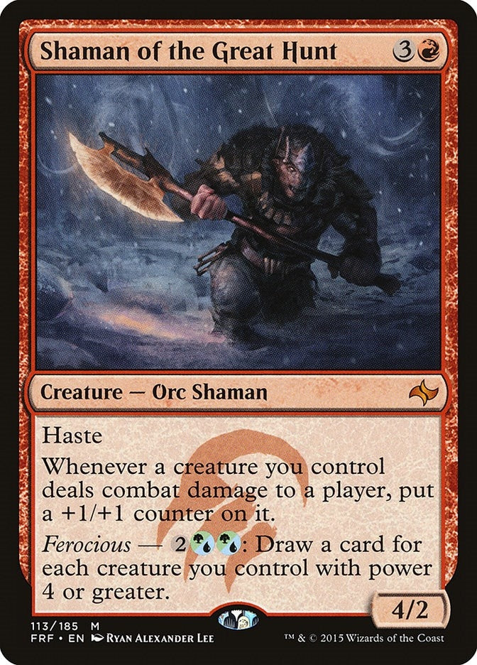 Image for Shaman of the Great Hunt (113) (FRF) - Magic: The Gathering
