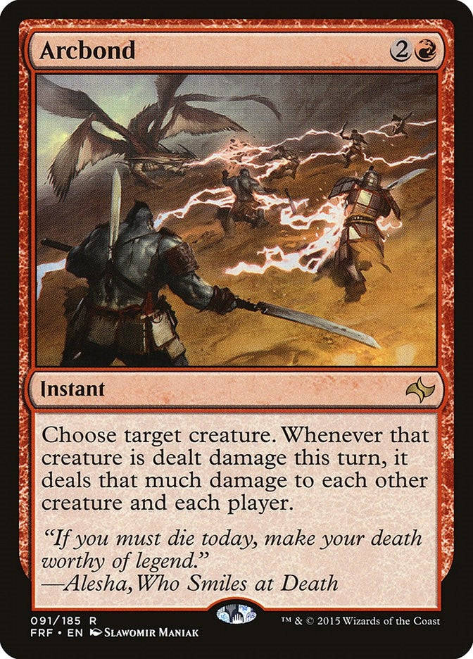 Image for Arcbond (91) (FRF) - Magic: The Gathering