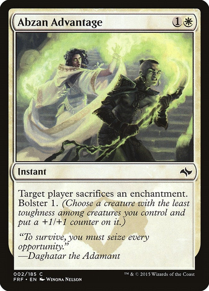 Image for Abzan Advantage (2) (FRF) - Magic: The Gathering