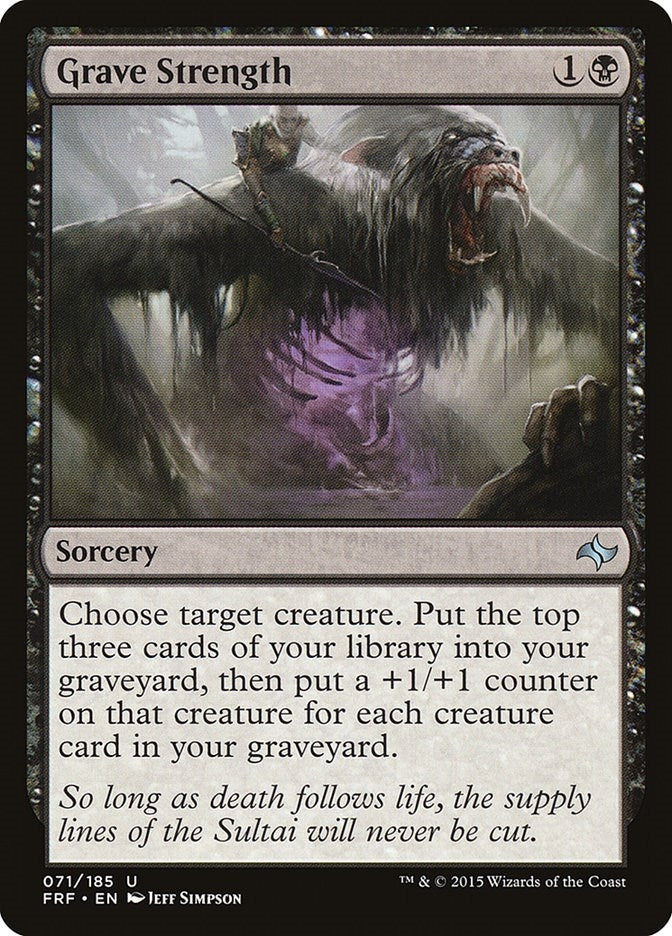 Image for Grave Strength (71) - Magic: The Gathering