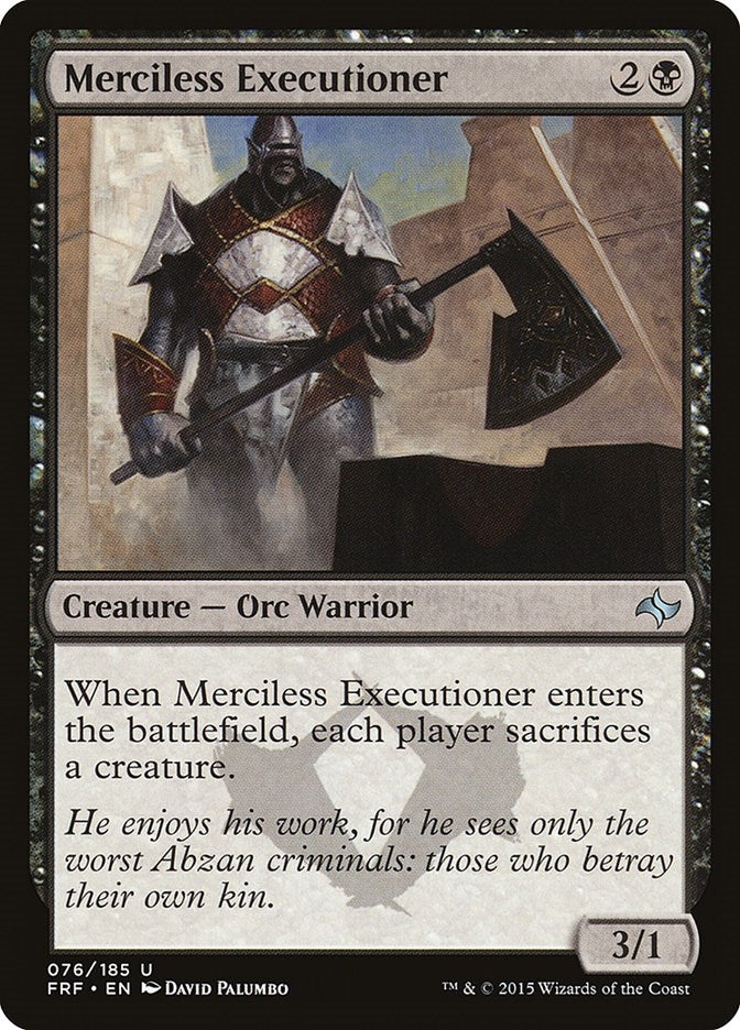 Image for Merciless Executioner (76) - Magic: The Gathering