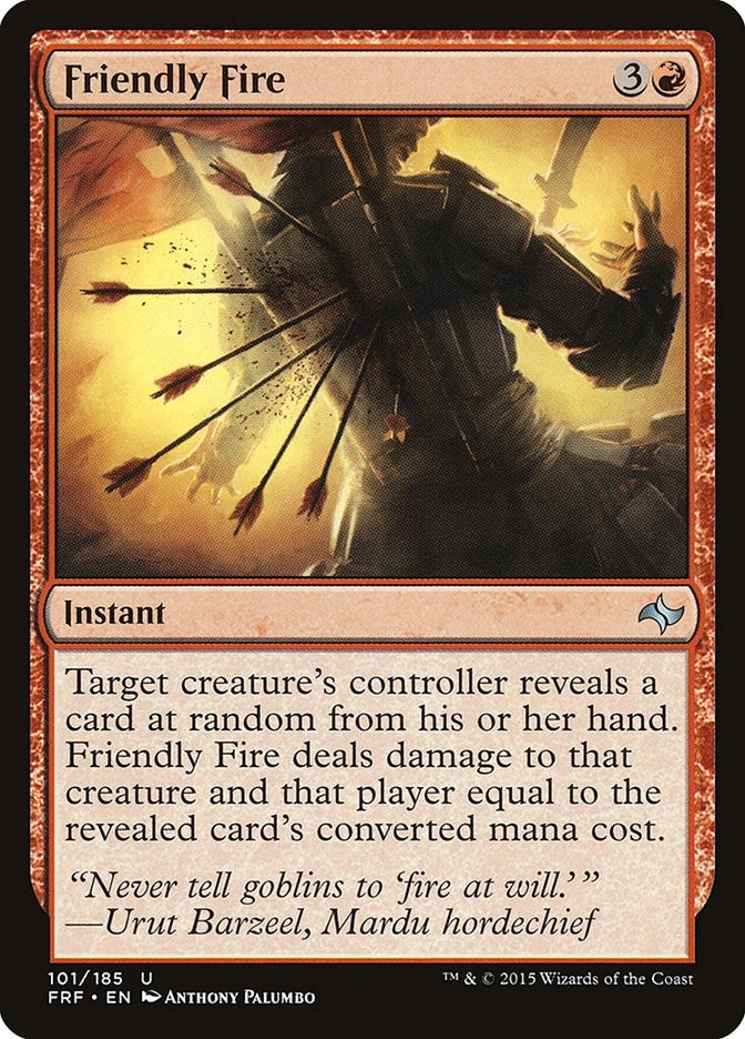 Image for Friendly Fire (101) - Magic: The Gathering