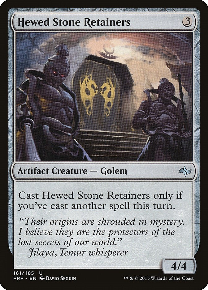 Image for Hewed Stone Retainers (161) - Magic: The Gathering