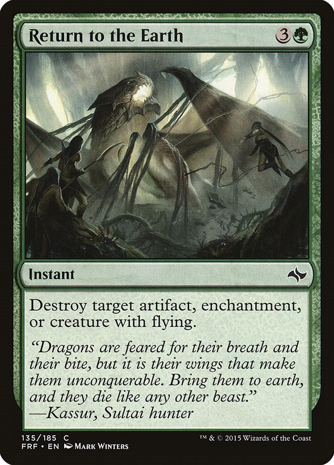 Image for Return to the Earth (135) - Magic: The Gathering