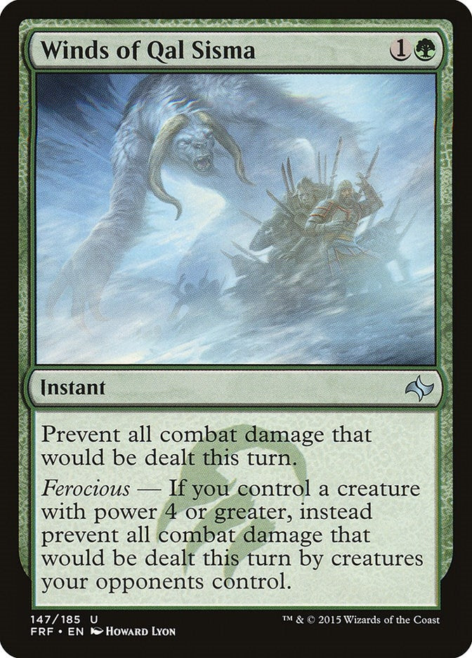 Image for Winds of Qal Sisma (147) (FRF) - Magic: The Gathering