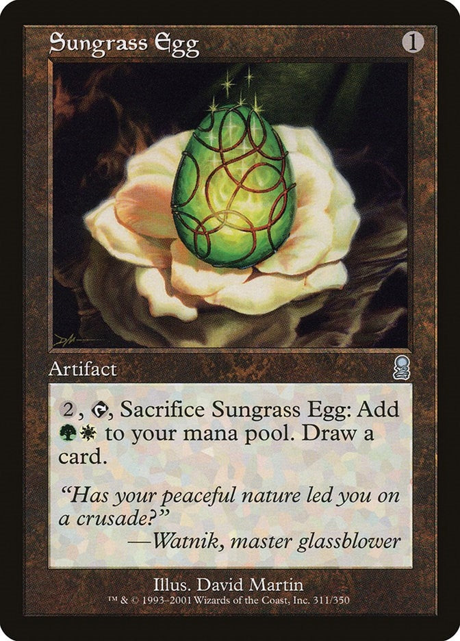 Image for Sungrass Egg (311) - Magic: The Gathering