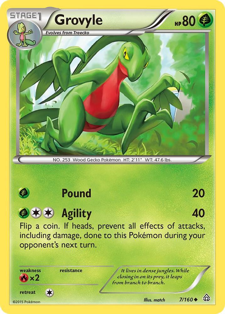 Image for Grovyle (7/160) (PRC) - Pokemon