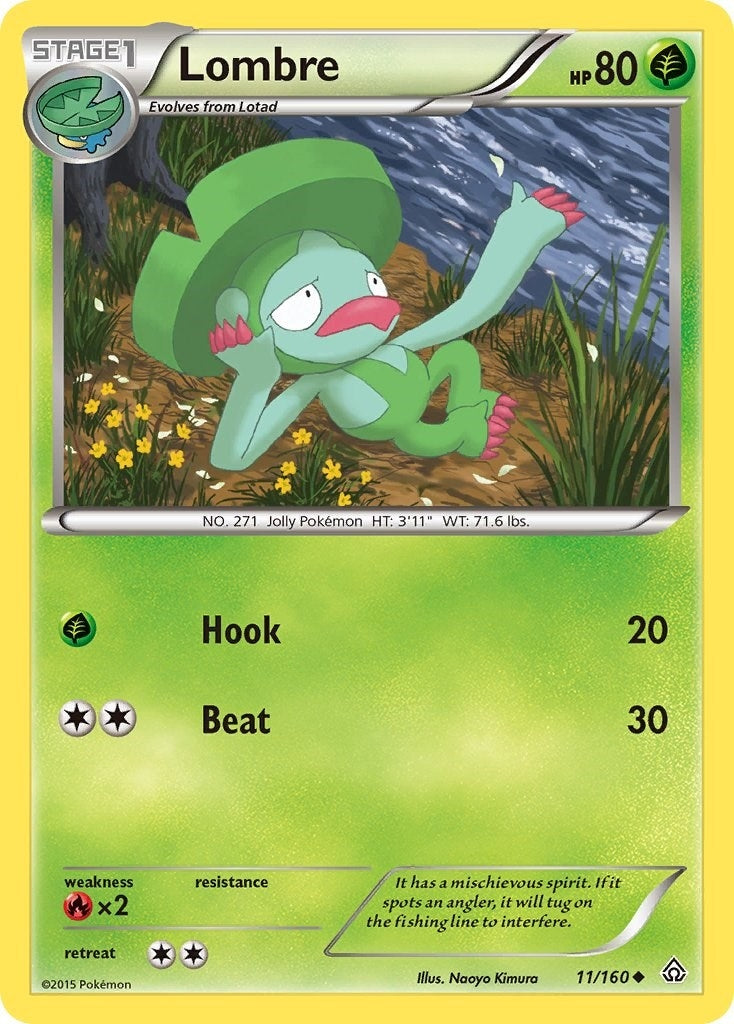 Image for Lombre (11/160) (PRC) - Pokemon