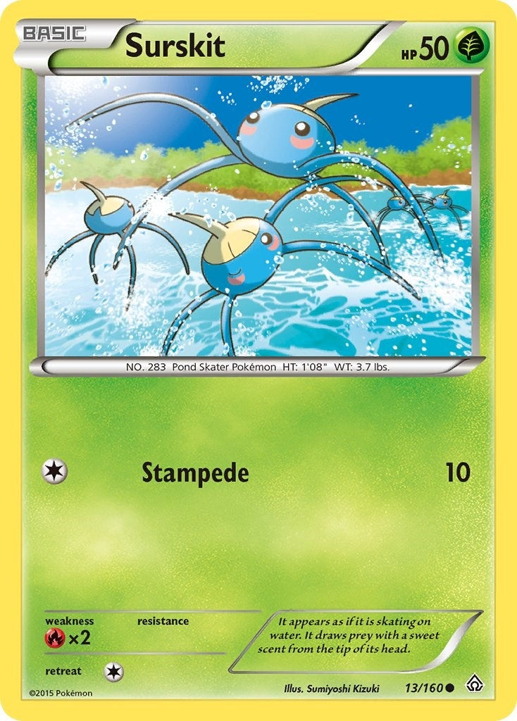 Image for Surskit (13/160) (PRC) - Pokemon