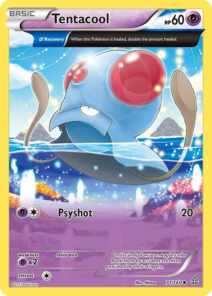 Image for Tentacool (Alpha) (71/160) (PRC) - Pokemon