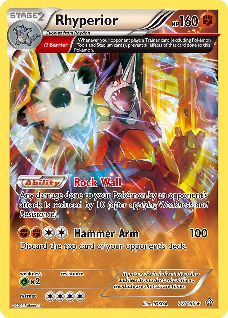 Image for Rhyperior (Omega) (77/160) (PRC) - Pokemon