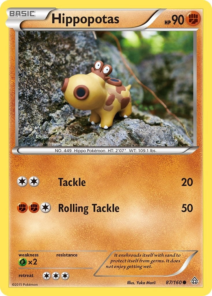 Image for Hippopotas (87/160) (PRC) - Pokemon