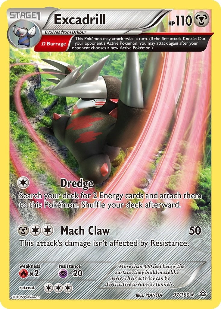 Image for Excadrill (Omega) (97/160) (PRC) - Pokemon