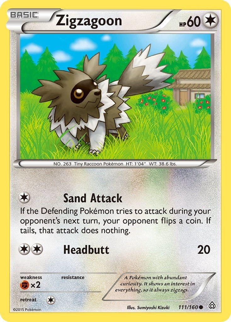 Image for Zigzagoon (111/160) (PRC) - Pokemon