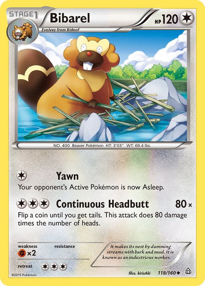 Image for Bibarel (118/160) (PRC) - Pokemon
