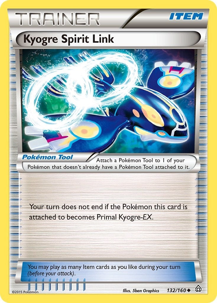 Image for Kyogre Spirit Link (132/160) (PRC) - Pokemon