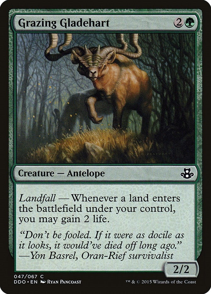 Image for Grazing Gladehart (47) (DDO) - Magic: The Gathering