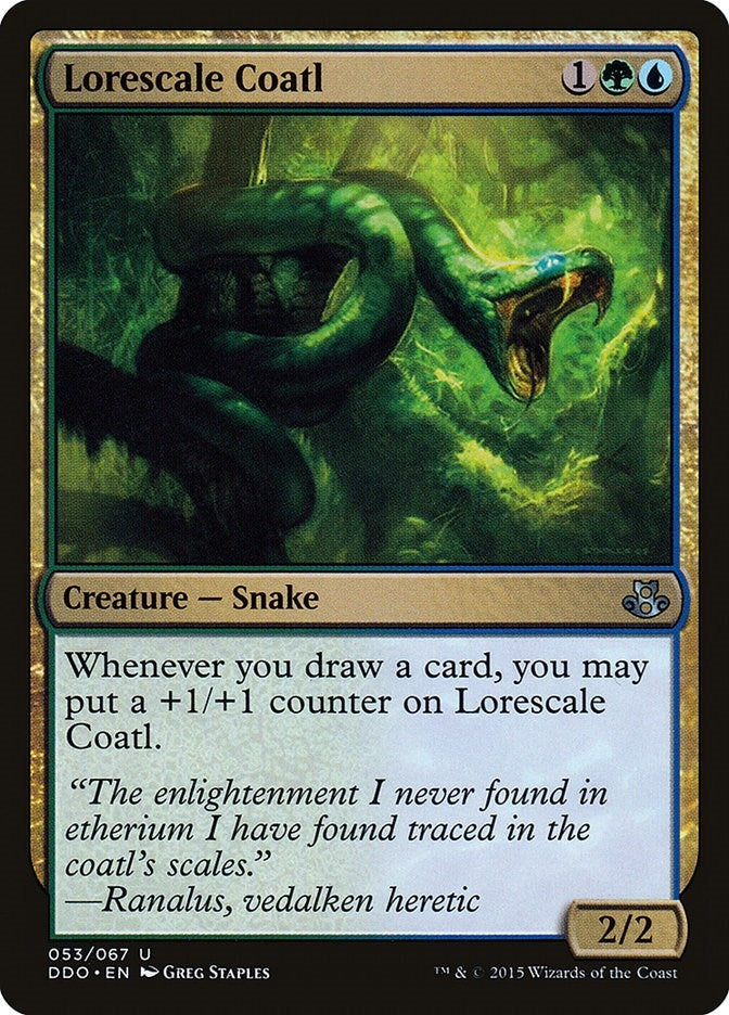 Image for Lorescale Coatl (53) (DDO) - Magic: The Gathering