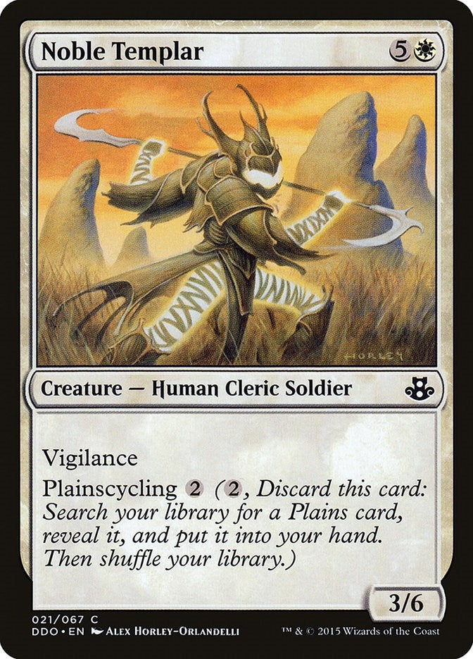 Image for Noble Templar (21) (DDO) - Magic: The Gathering