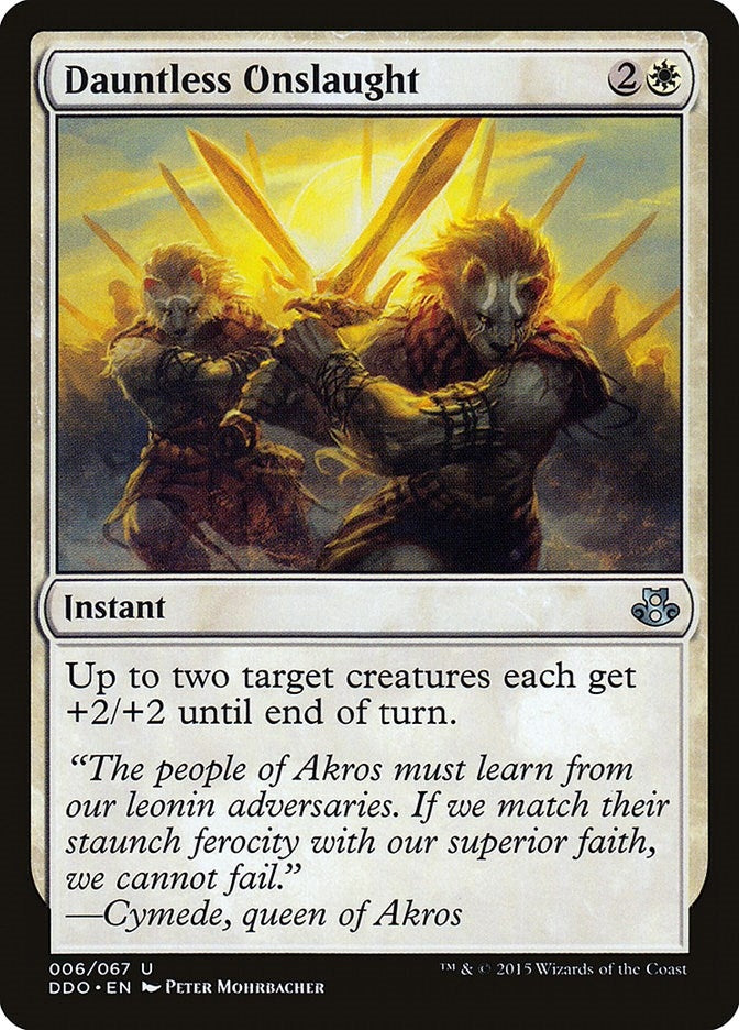 Image for Dauntless Onslaught (6) (DDO) - Magic: The Gathering