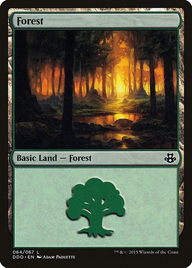 Image for Forest (064) (64) (DDO) - Magic: The Gathering