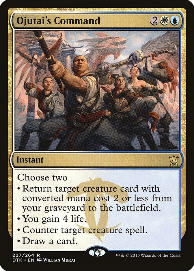 Image for Ojutai's Command (227) (DTK) - Magic: The Gathering