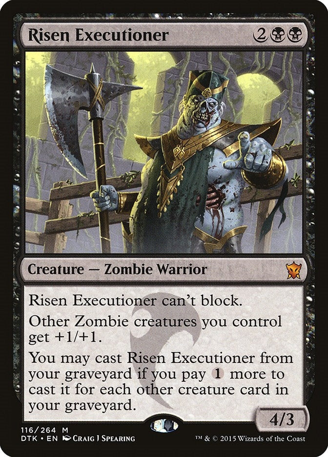 Image for Risen Executioner (116) (DTK) - Magic: The Gathering