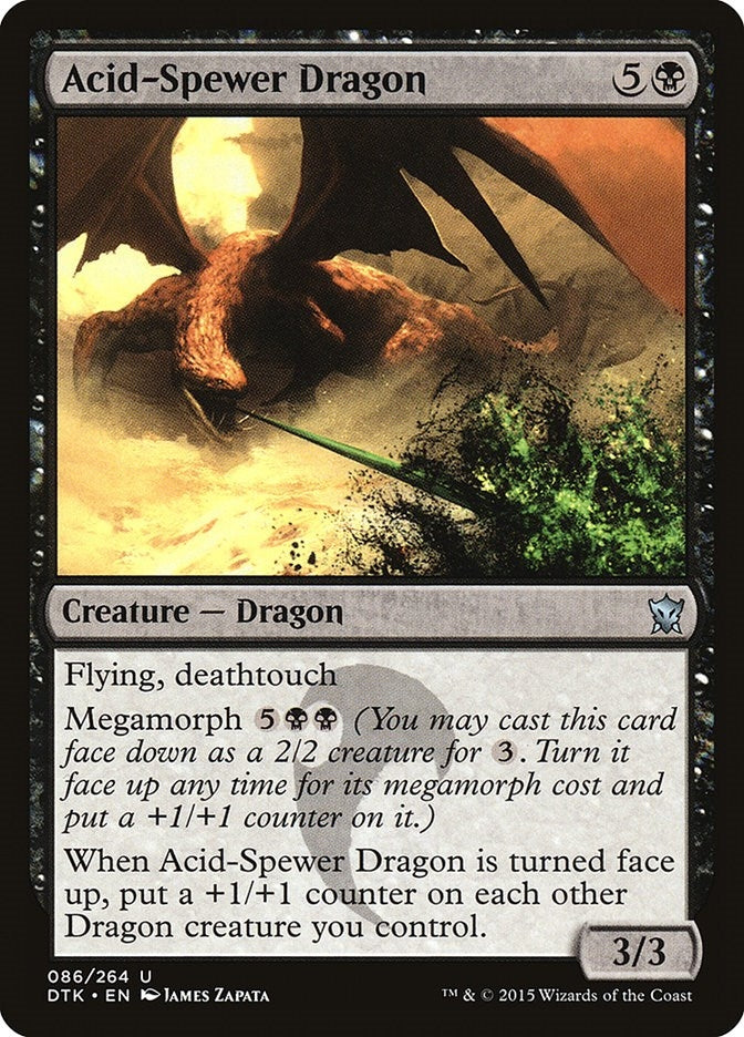 Image for Acid-Spewer Dragon (86) (DTK) - Magic: The Gathering