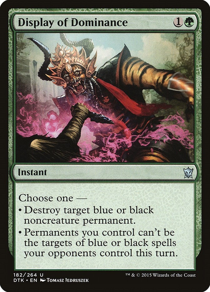 Image for Display of Dominance (182) - Magic: The Gathering