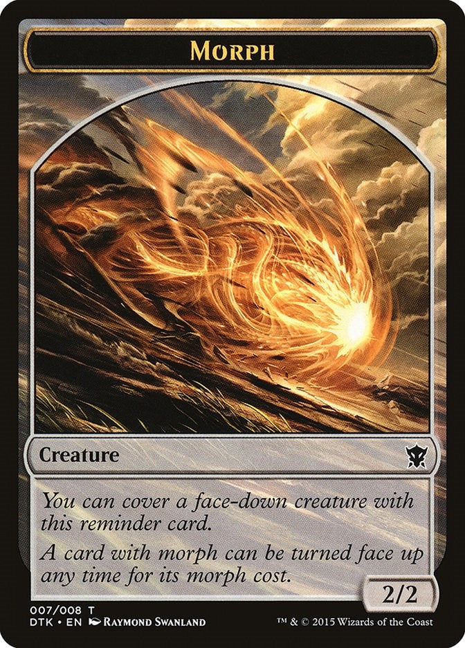Image for Morph Token (7) (DTK) - Magic: The Gathering