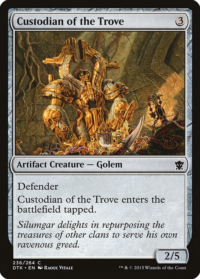 Image for Custodian of the Trove (236) (DTK) - Magic: The Gathering