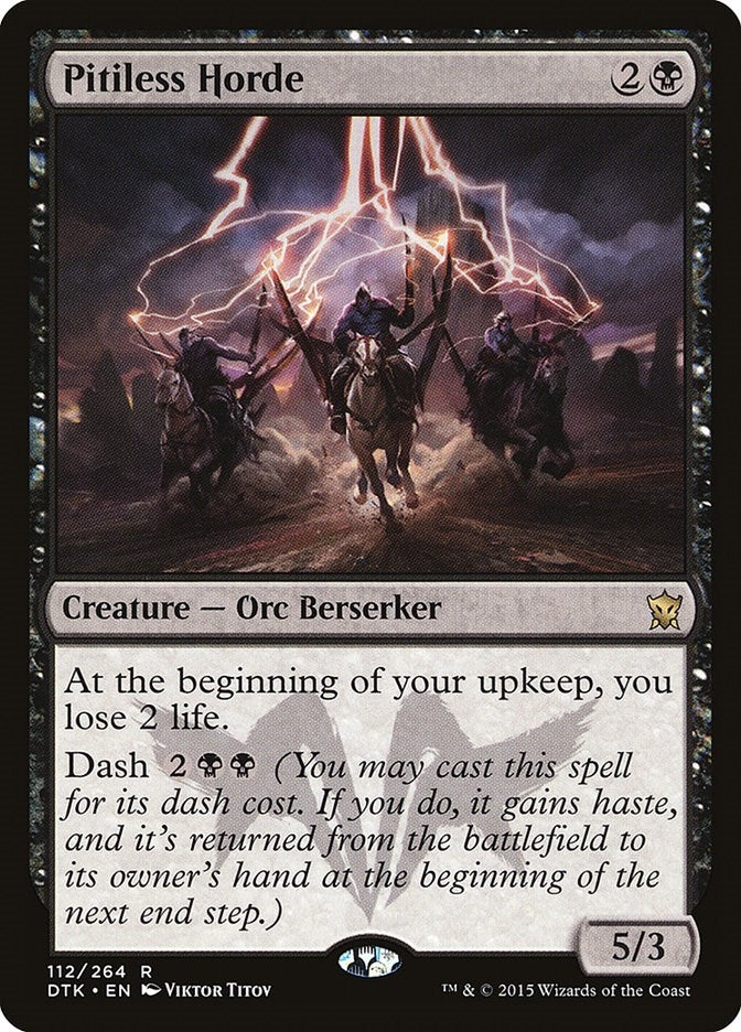 Image for Pitiless Horde (112) (DTK) - Magic: The Gathering