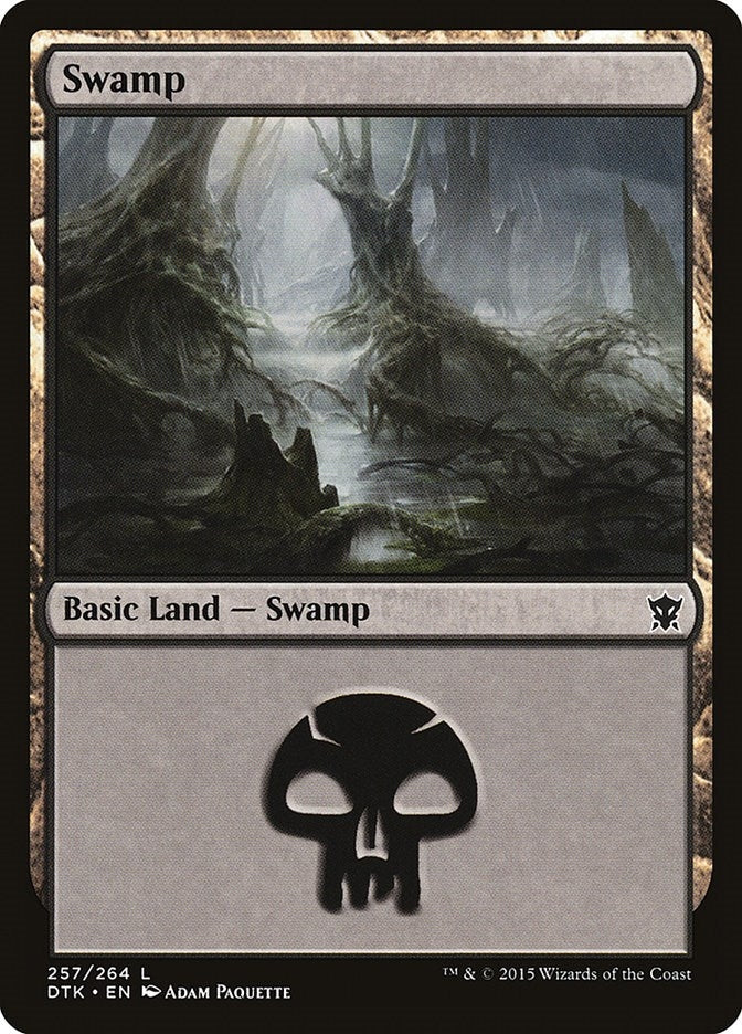 Image for Swamp (257) (257) (DTK) - Magic: The Gathering