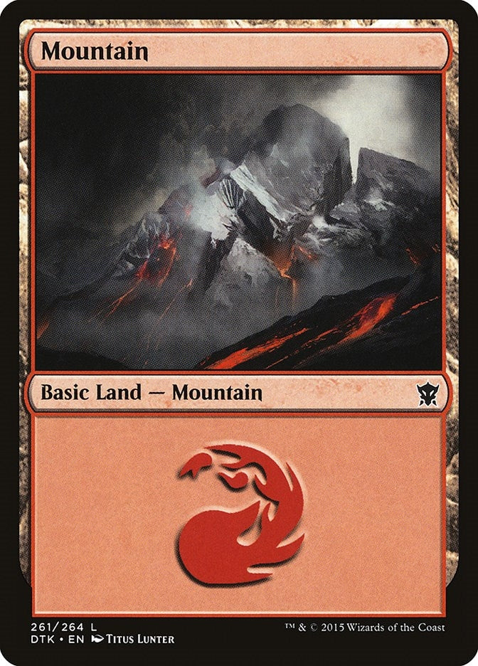 Image for Mountain (261) (261) (DTK) - Magic: The Gathering
