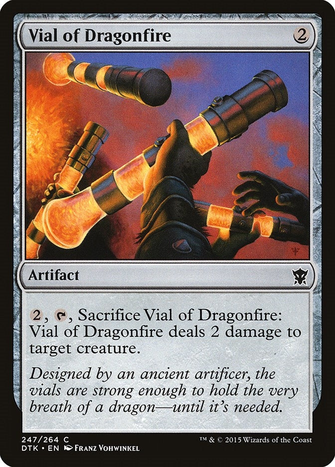 Image for Vial of Dragonfire (247) (DTK) - Magic: The Gathering