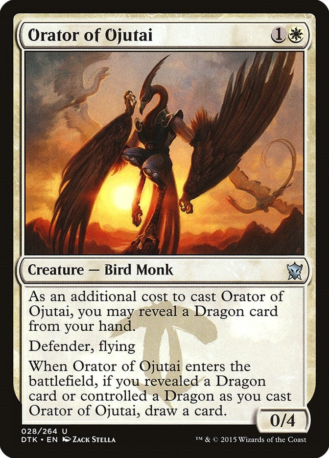 Image for Orator of Ojutai (28) (DTK) - Magic: The Gathering