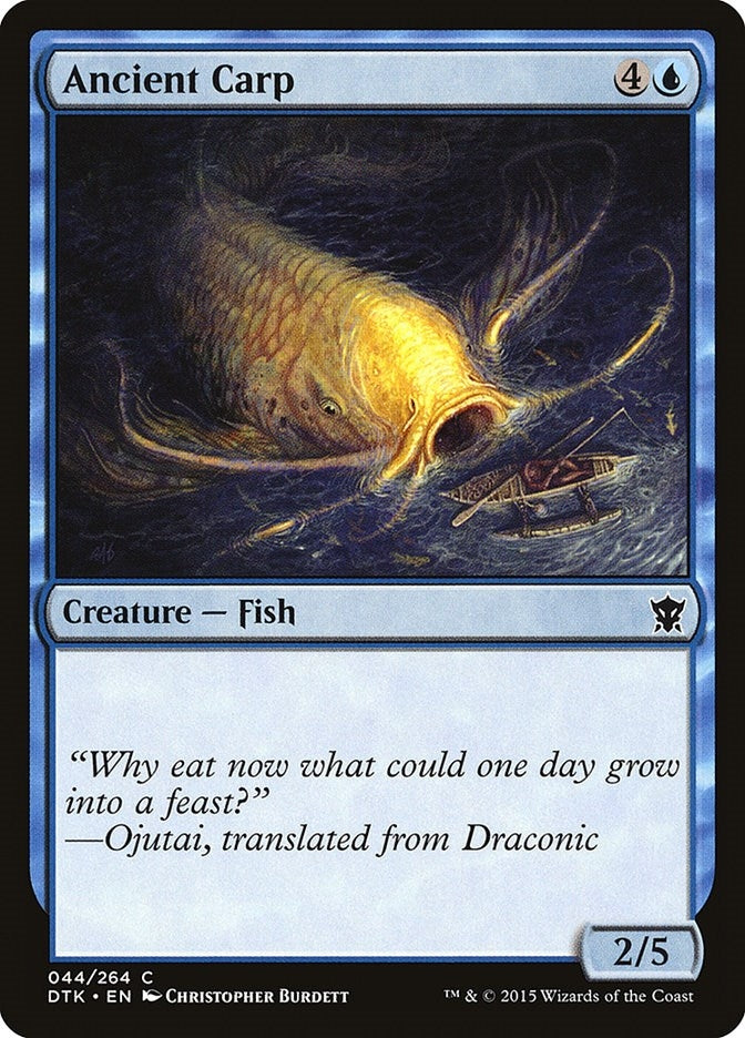 Image for Ancient Carp (44) (DTK) - Magic: The Gathering