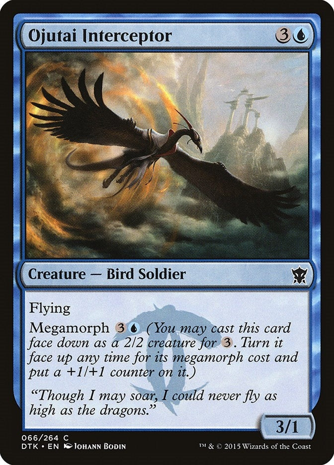 Image for Ojutai Interceptor (66) (DTK) - Magic: The Gathering