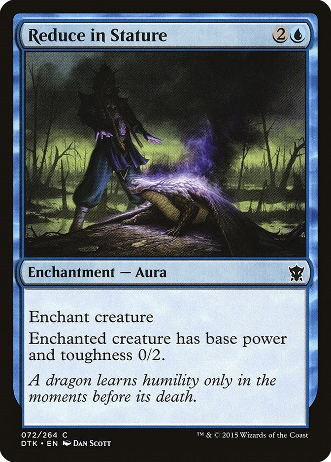 Image for Reduce in Stature (72) (DTK) - Magic: The Gathering
