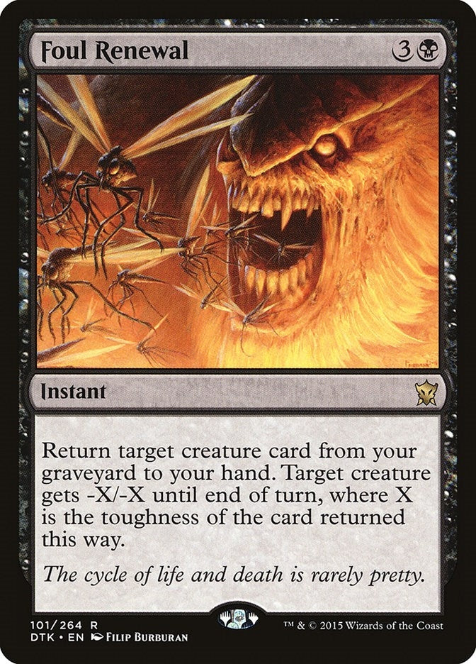 Image for Foul Renewal (101) (DTK) - Magic: The Gathering