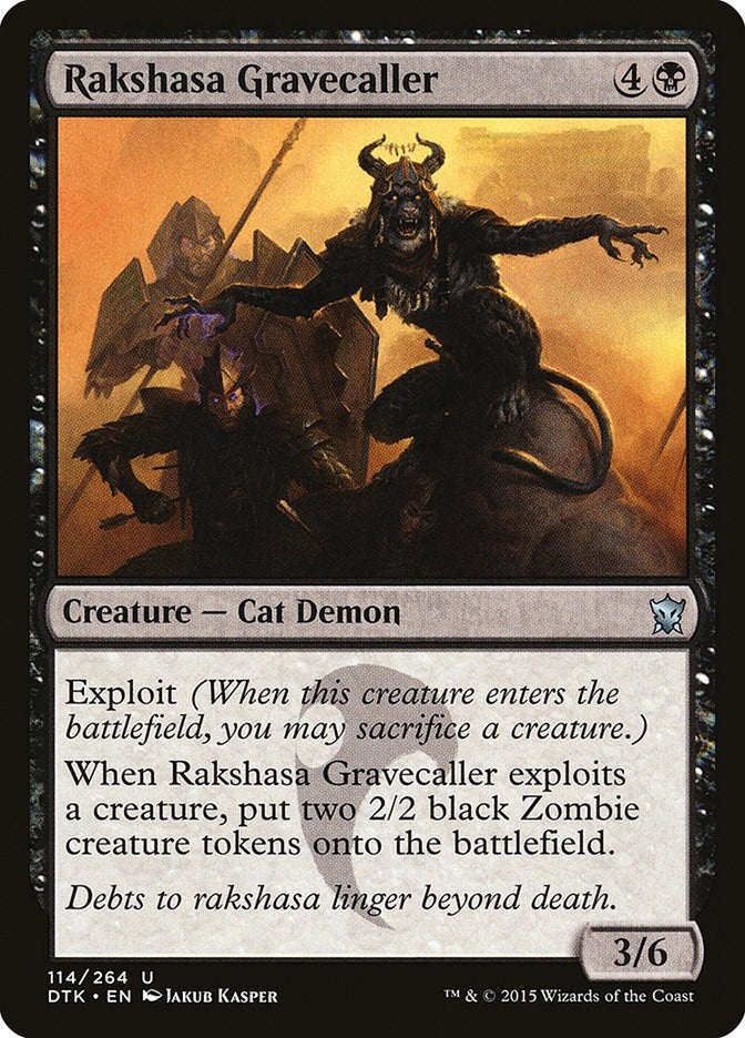 Image for Rakshasa Gravecaller (114) (DTK) - Magic: The Gathering