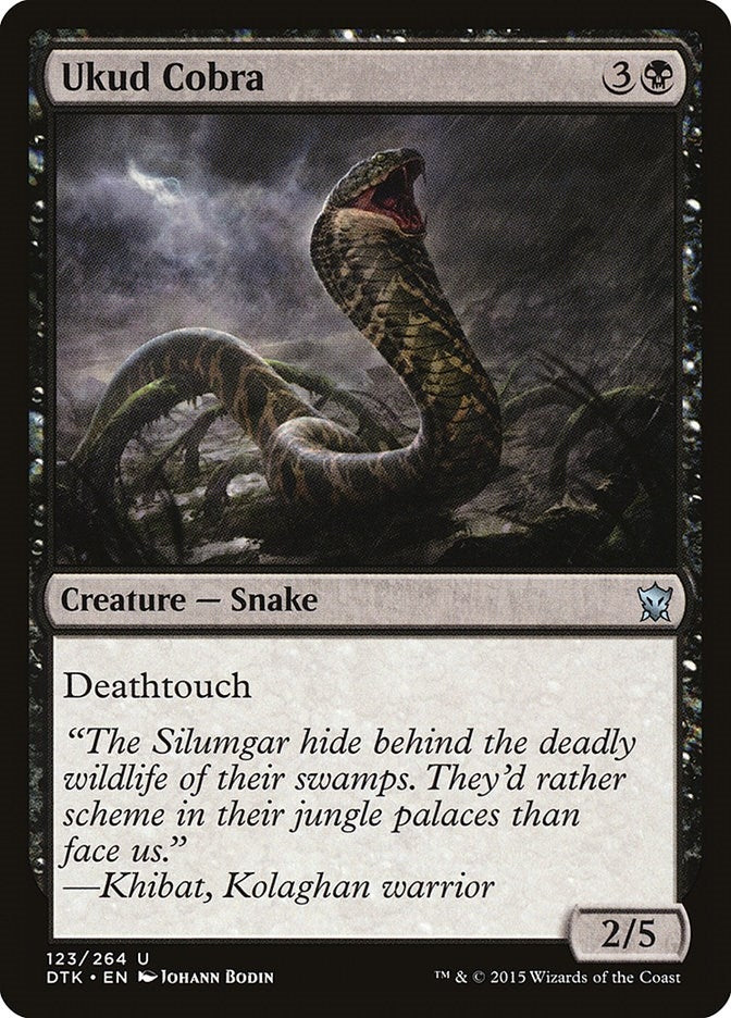 Image for Ukud Cobra (123) (DTK) - Magic: The Gathering