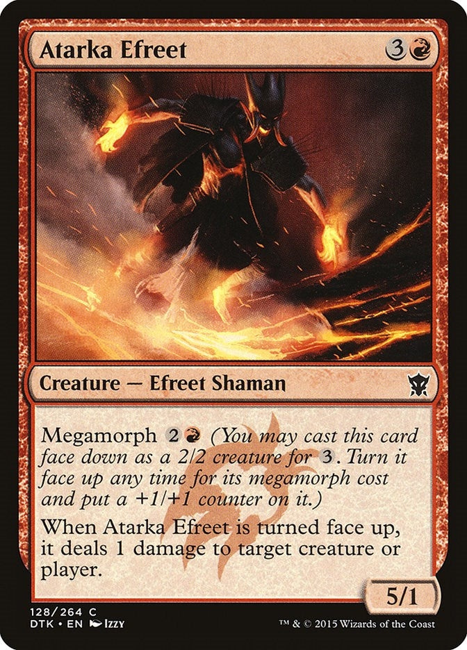 Image for Atarka Efreet (128) - Magic: The Gathering
