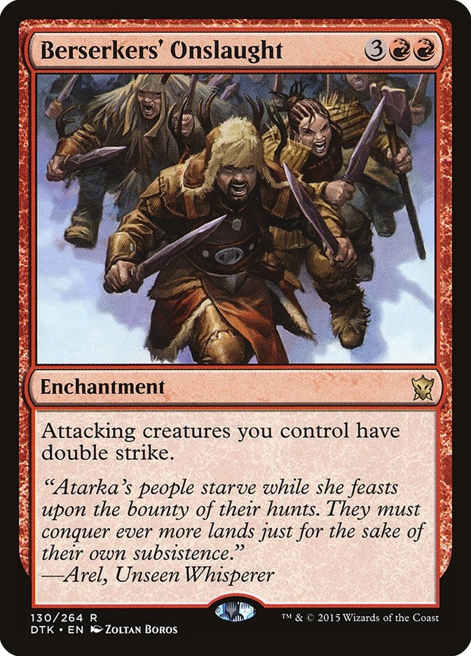 Image for Berserkers' Onslaught (130) - Magic: The Gathering
