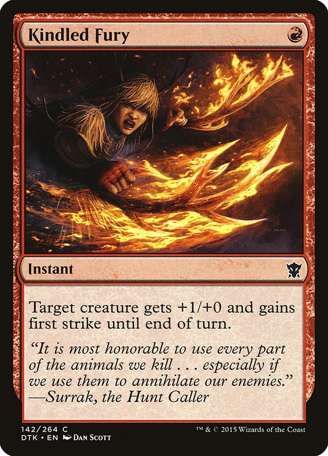 Image for Kindled Fury (142) (DTK) - Magic: The Gathering