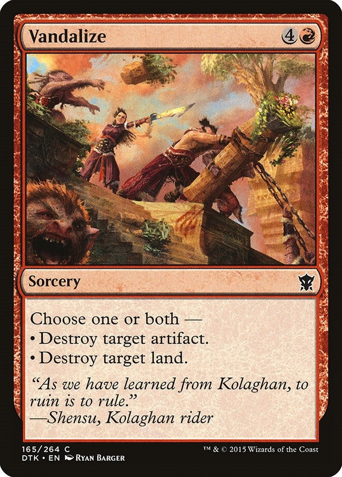 Image for Vandalize (165) (DTK) - Magic: The Gathering
