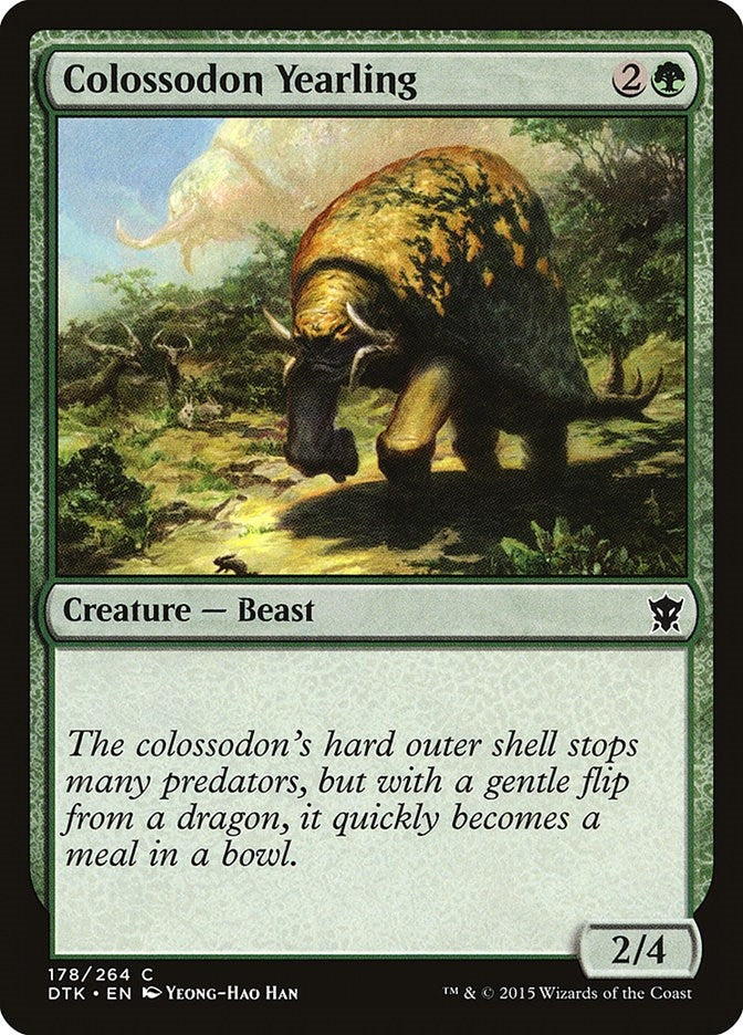 Image for Colossodon Yearling (178) (DTK) - Magic: The Gathering
