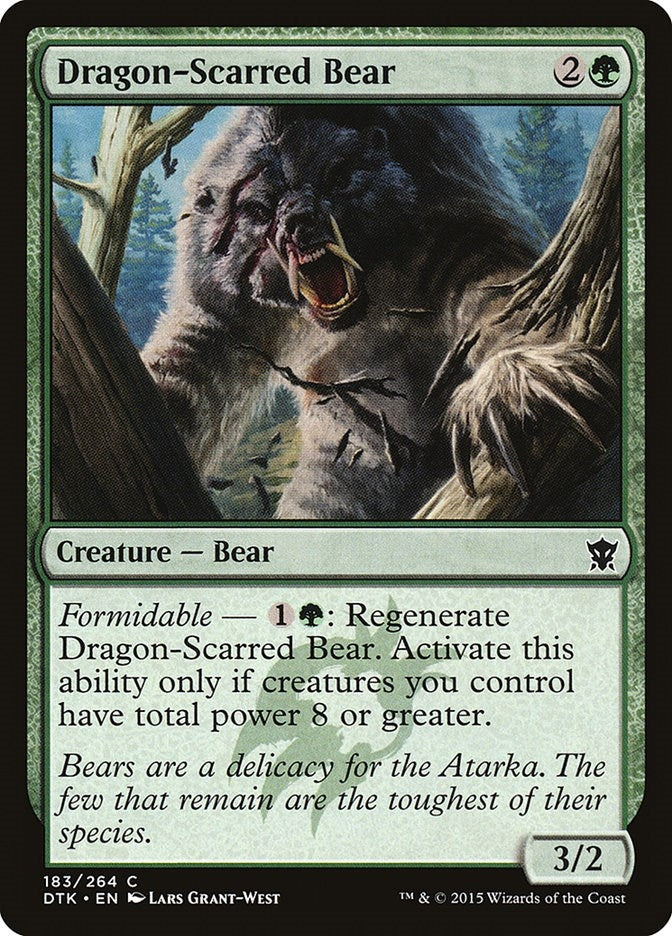 Image for Dragon-Scarred Bear (183) (DTK) - Magic: The Gathering