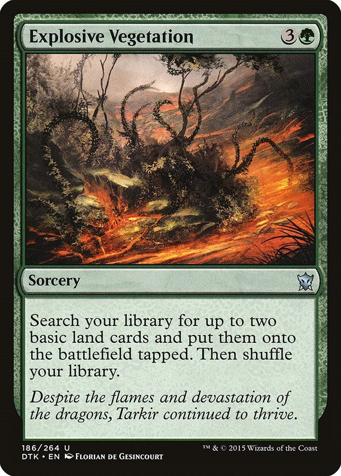 Image for Explosive Vegetation (186) (DTK) - Magic: The Gathering