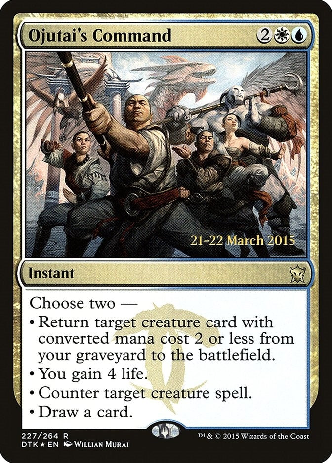 Image for Ojutai's Command (227) - Magic: The Gathering